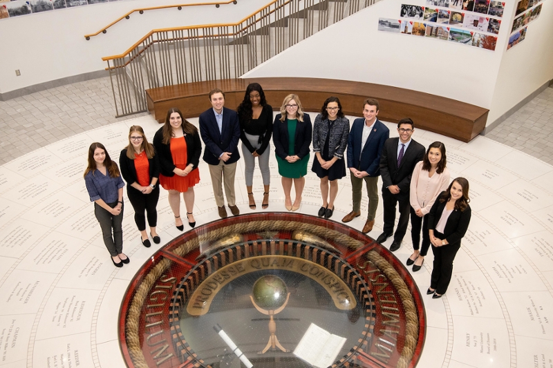 10 members of Armstrong student center board at the SEAL in Armstrong