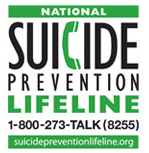 Suicide Prevention Hotline 1-800-273-8255