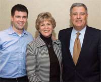 Mark '04, Jeannie and Tom Flesch