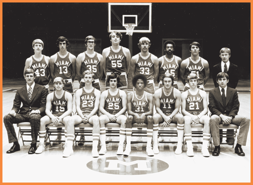 1973-74 Miami University junior varsity team
