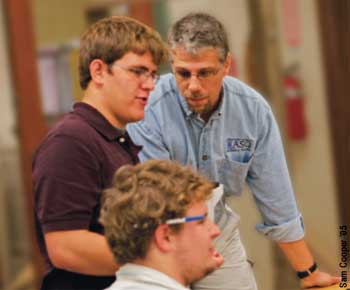 Miami students and professor collaborate on programming Bobo.