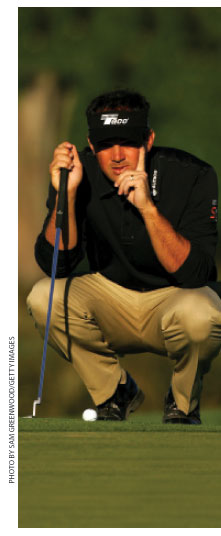 Brad Adamonis ’96 during the first round of the 2008 Honda Classic.