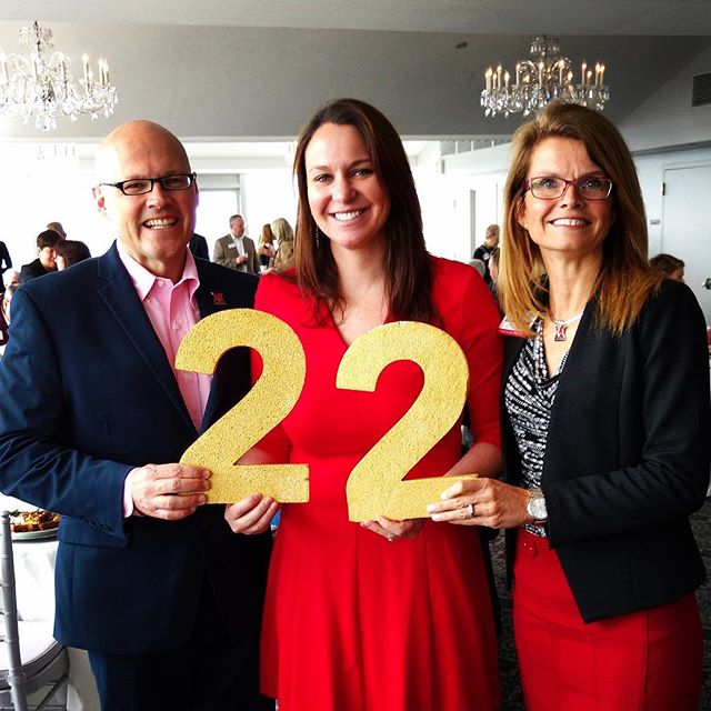22 days to Commencement! Congratulations from Miami’s 22nd president Greg Crawford, D.C. Chapter President Vanessa McDonald ’06 and University Ambassador Renate Crawford to the Class of 2017! Let’s welcome them to the alumni family. 
#MiamiOHCountdown #MiamiOHAlum #MiamiOH #MiamiOHGrad #CountdownToCommencement