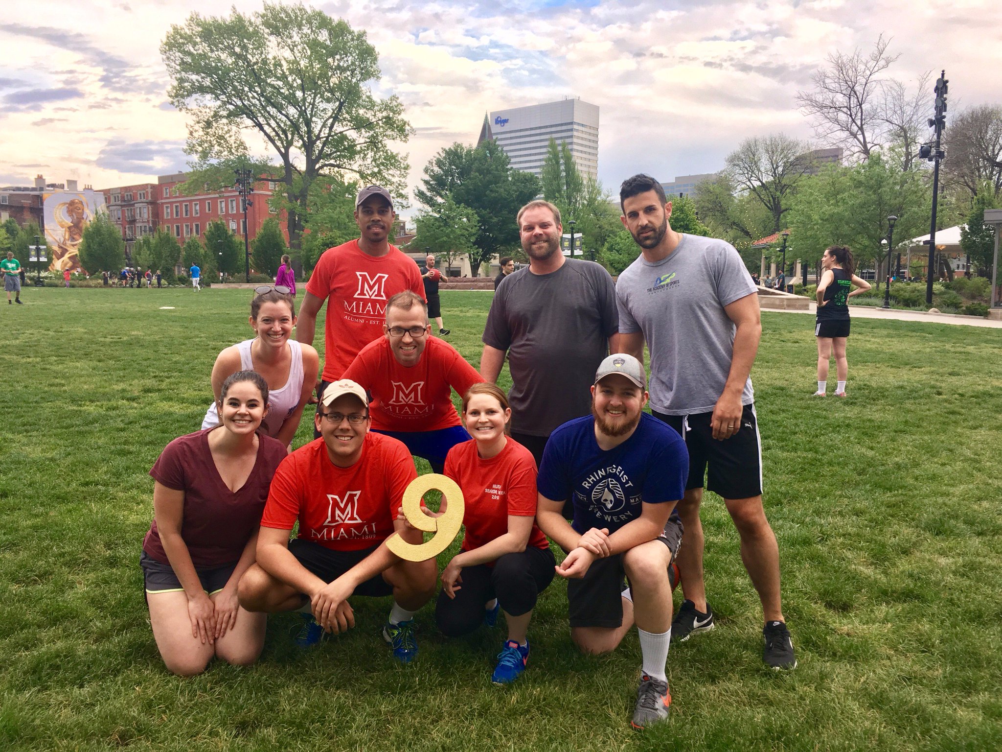 9 days! Congrats to the Class of 2017 from @MUAACIN kickball league! Find your local chapter at https://t.co/LhXmiw5vhX #MiamiOHCountdown https://t.co/BygmT3dncz