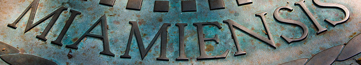 cropped view of Miami's great seal