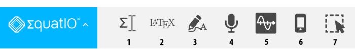 equatio toolbar numbered