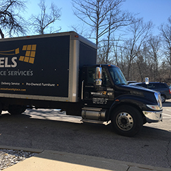 The moving van for the Brown Road folks.