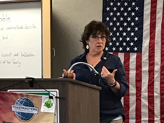 Roxanne Storer speaks