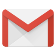 Red and white gmail logo