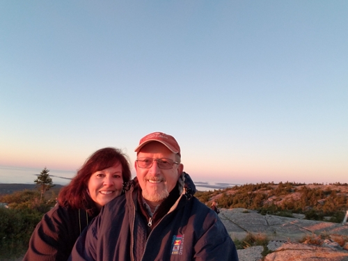 Connie (left) and her husband (right)