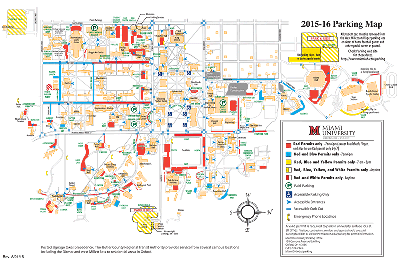 Miami University Campus Map Construction, Renovation, Parking Changes Coming To Campus - Miami  University