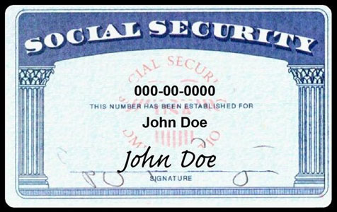 Image of Social Security card