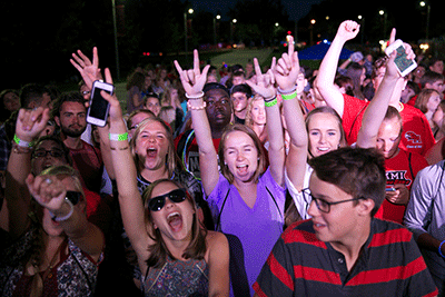 Students last year enjoyed Welcome Week activities