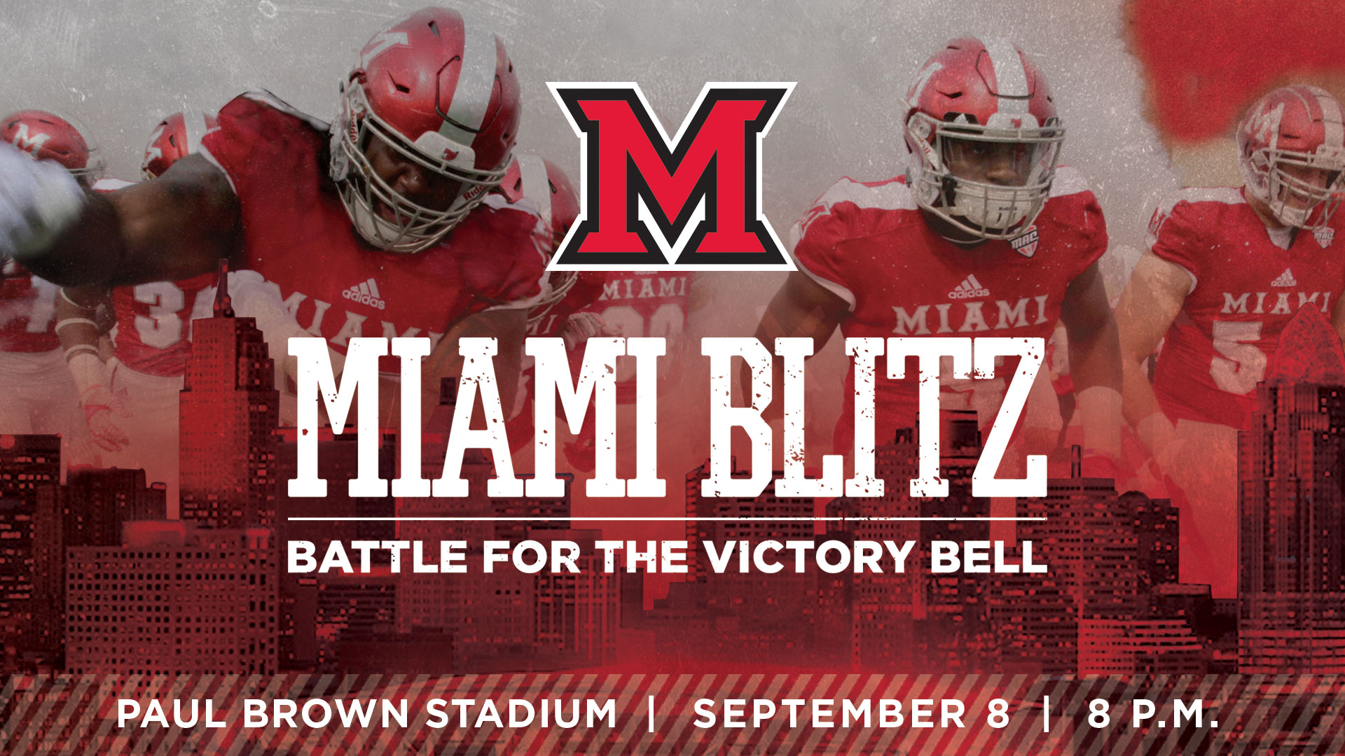 Archrivals Miami and UC to meet Sept. 8 at Paul Brown Stadium Miami