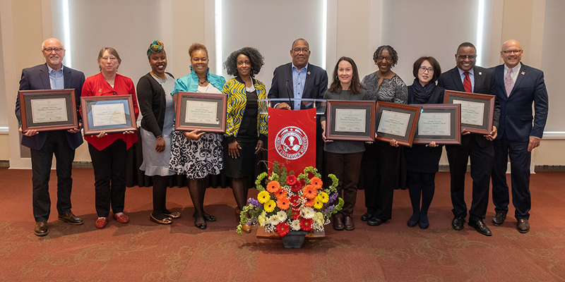 Members of Miami's faculty and staff were honored for their work in diversity and inclusion initiatives.