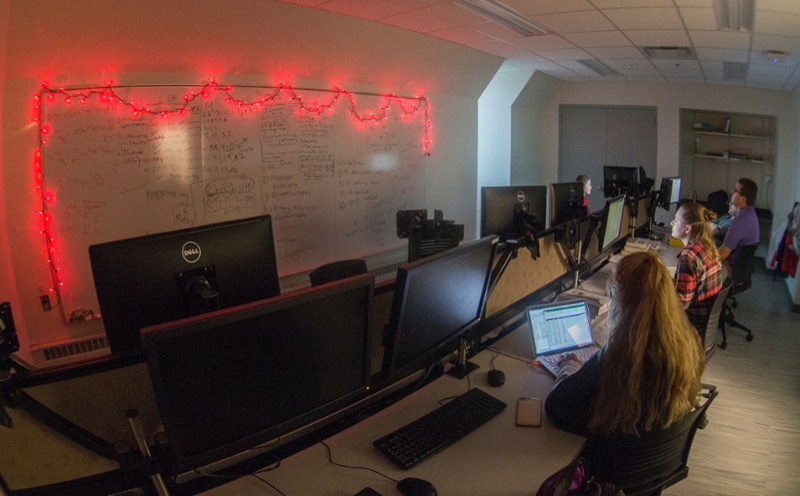 Computer lab in College of Engineering and Computing