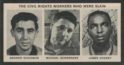 News photo of Goodman, Schwerner and Chaney
