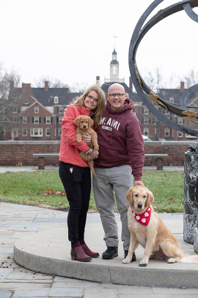 the Crawfords with Ivy and Newton