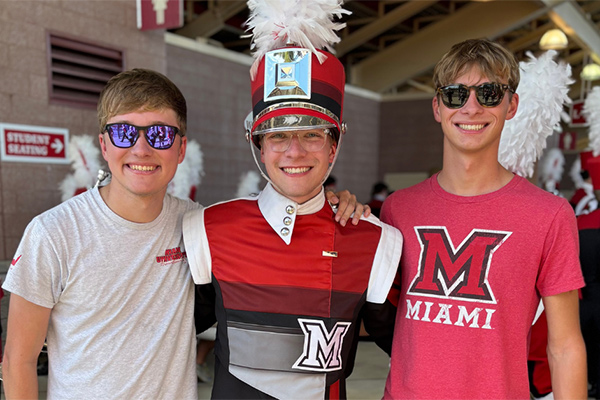 Casey, Aidan, and Nick Hargett. triplet brothers