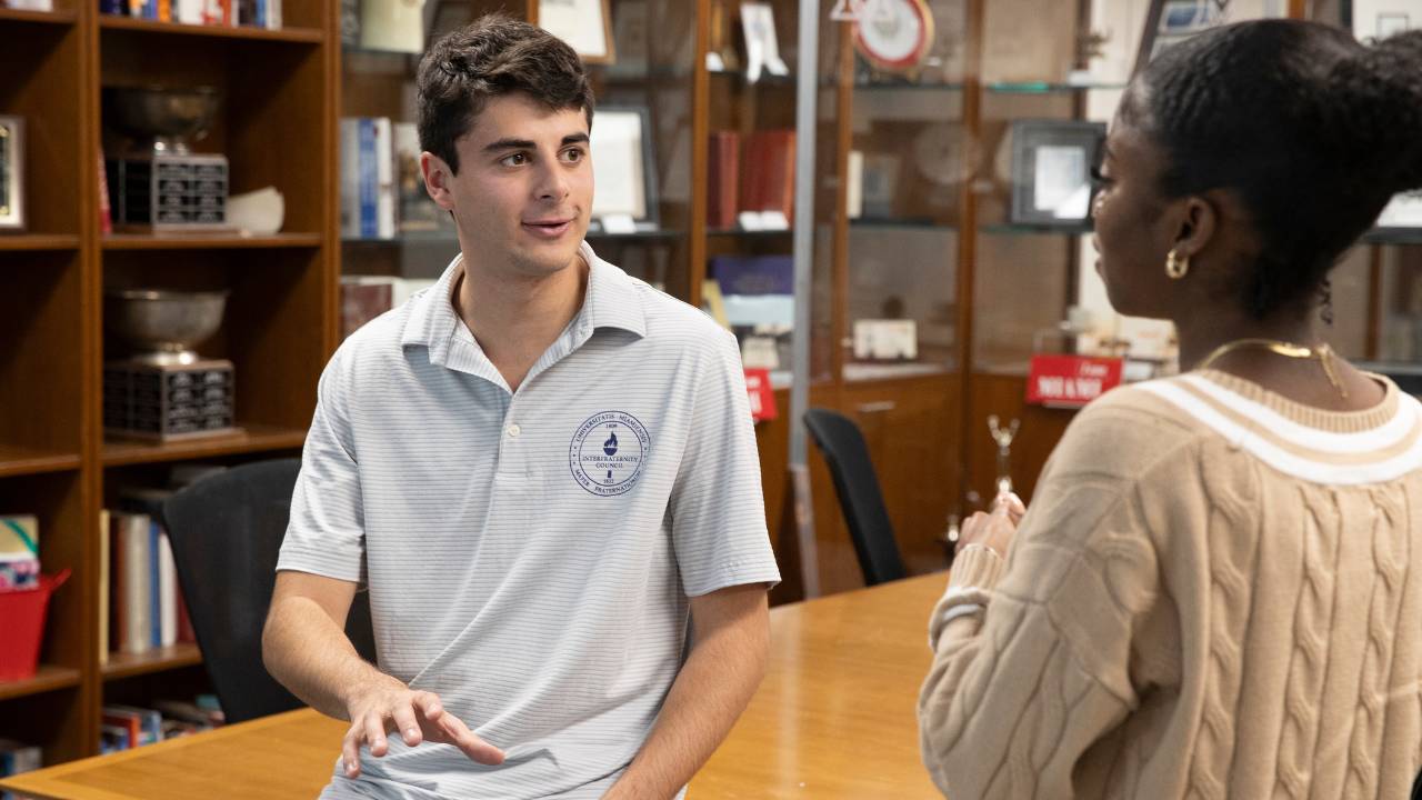 Ben Kawaja ’25, President of Interfraternity Council