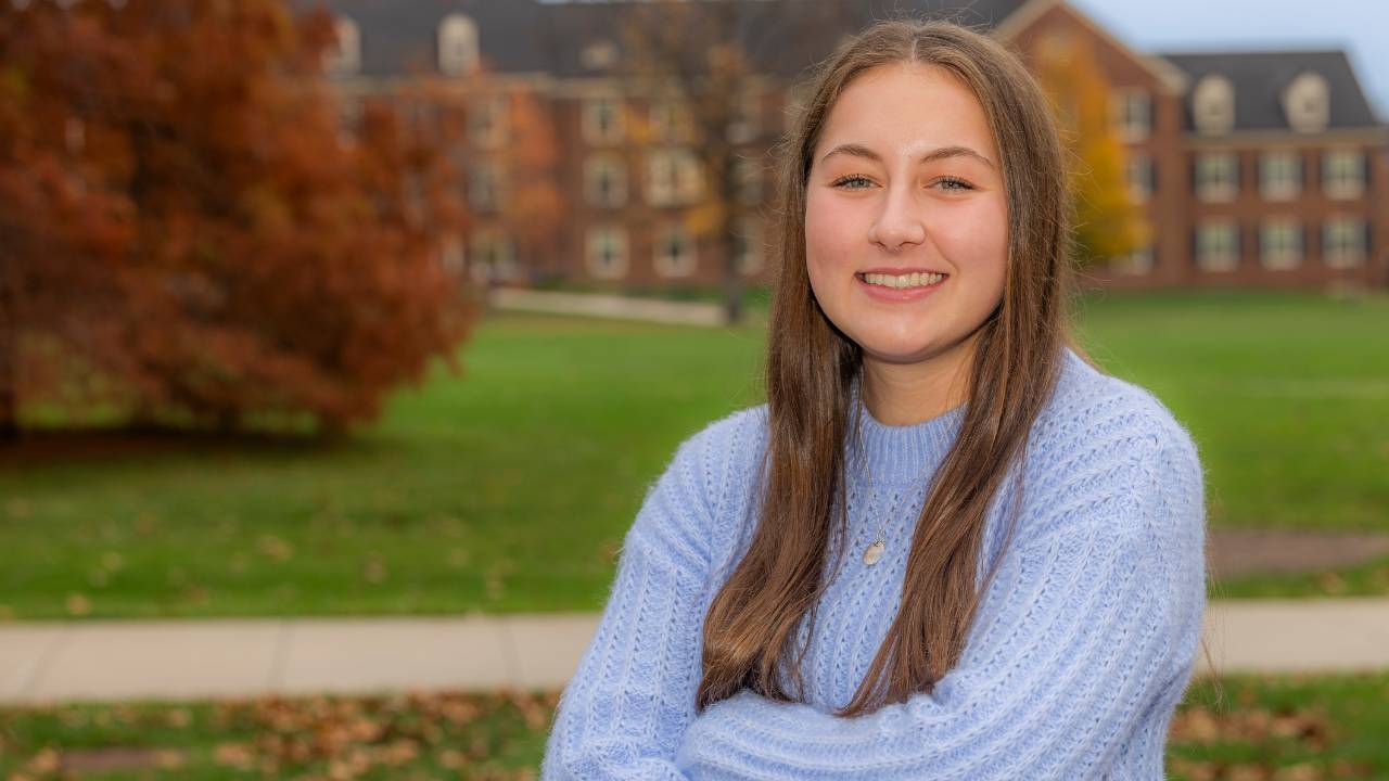Claire Ogden ’25, President of Panhellenic Association