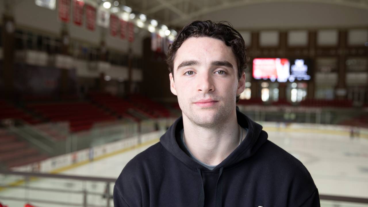 Ryan Sullivan,  Captain of Miami Ice Hockey Team