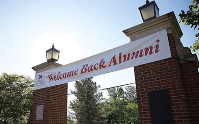 Welcome Back Alumni banner
