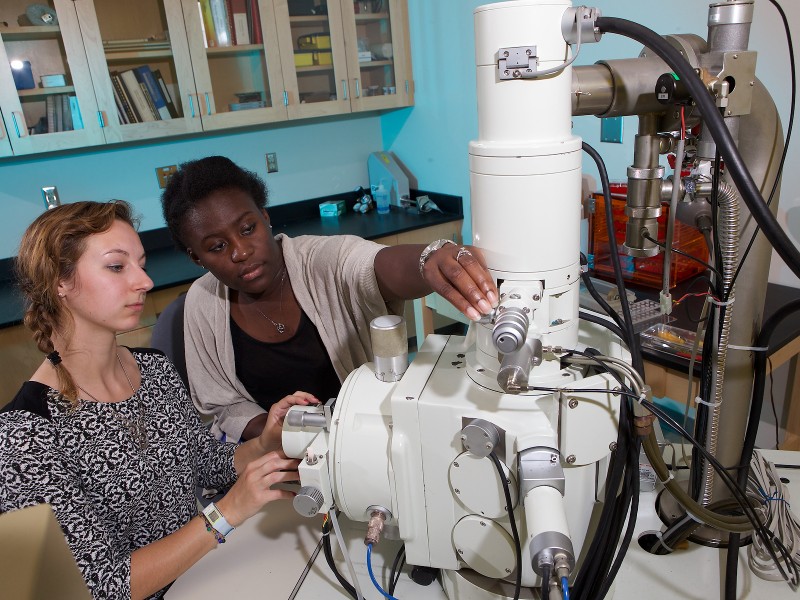 students in imaging laboratory