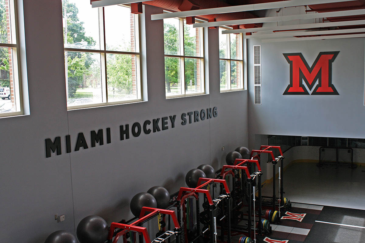 miami hockey weightroom