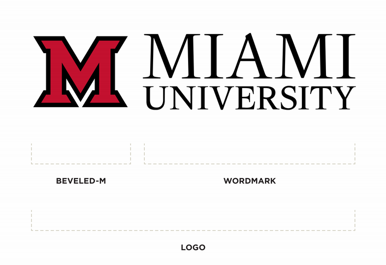 Miami University logo with a red beveled “M” next to the words “MIAMI UNIVERSITY” in black serif type.