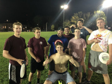 Spring '18 Ultimate Frisbee Men's Runner-Up, Naked Cutters