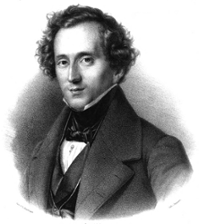 Portrait of Felix Mendelssohn