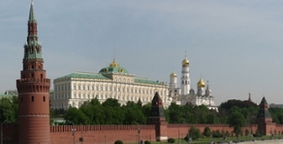 A landscape of the Kremlin. 