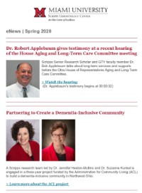 Spring 2020 newsletter thumbnail picture link