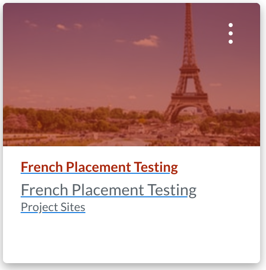 French Canvas Start Site
