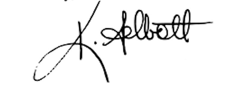 signature of Katy Abbott