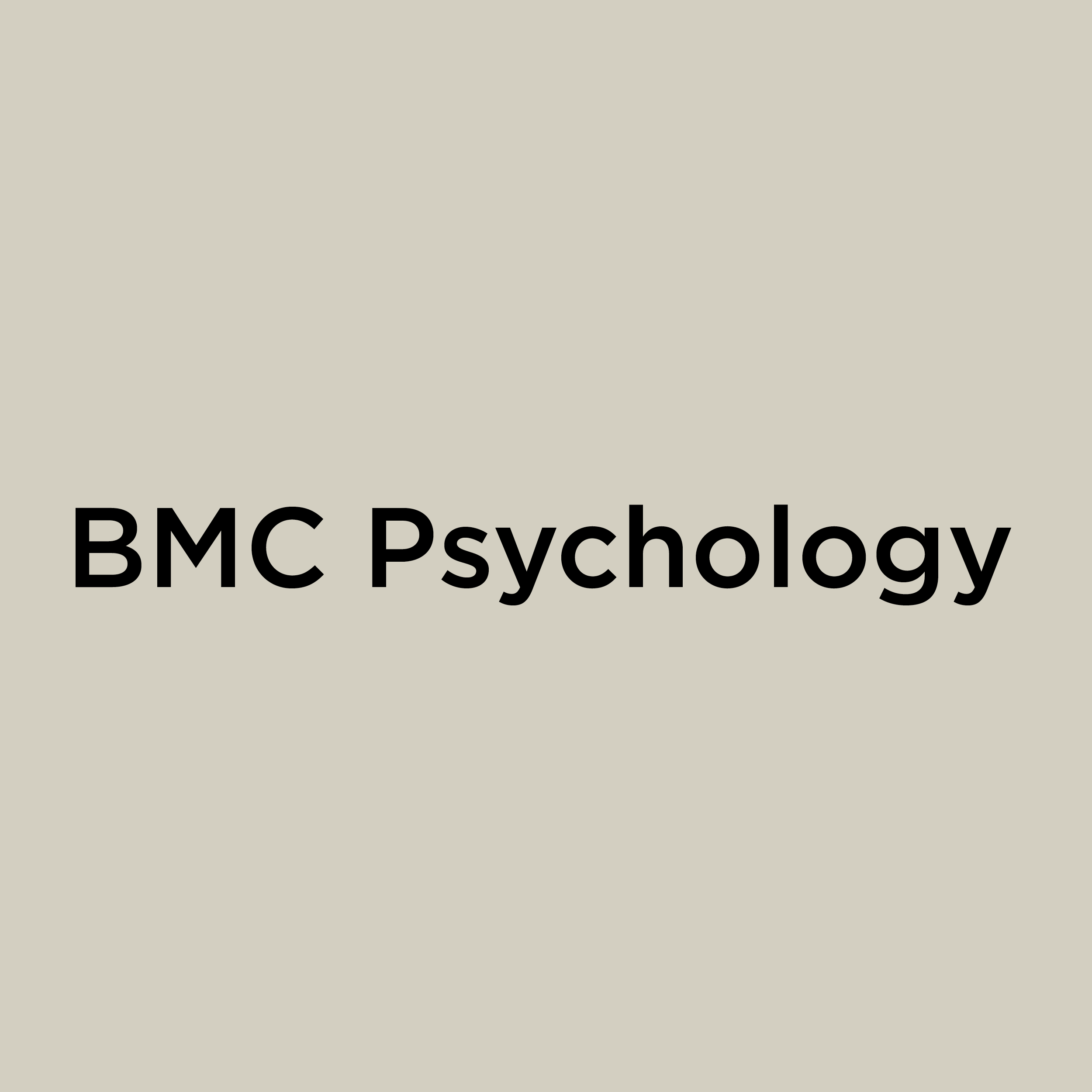 Logo of BMC Psychology Journal