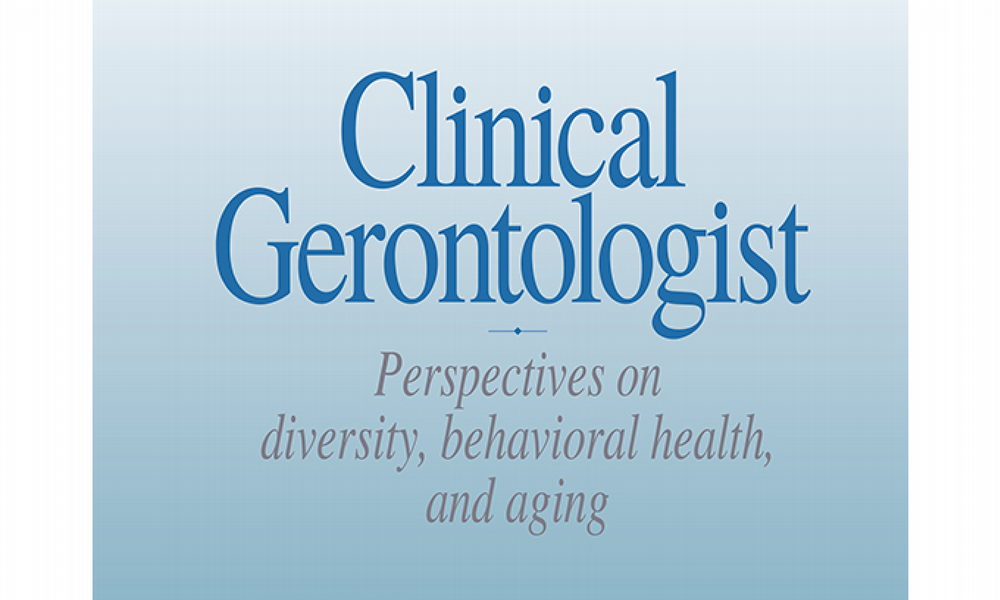 Logo of Clinical Gerontologist journal. 