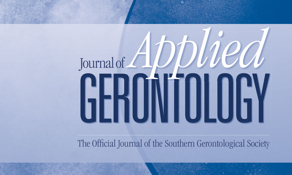 Logo of Journal of Applied Gerontology