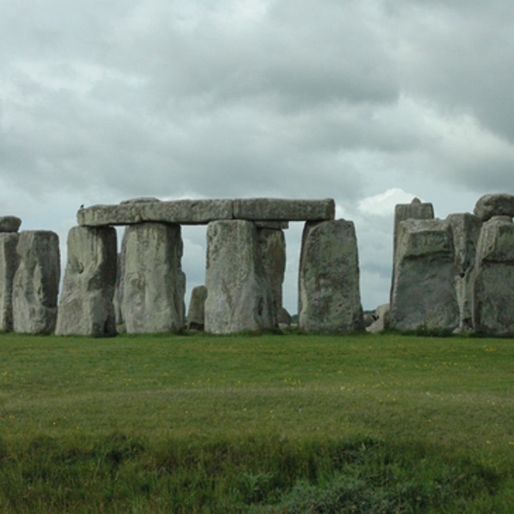 Picture of the Stonehenge monument in England.