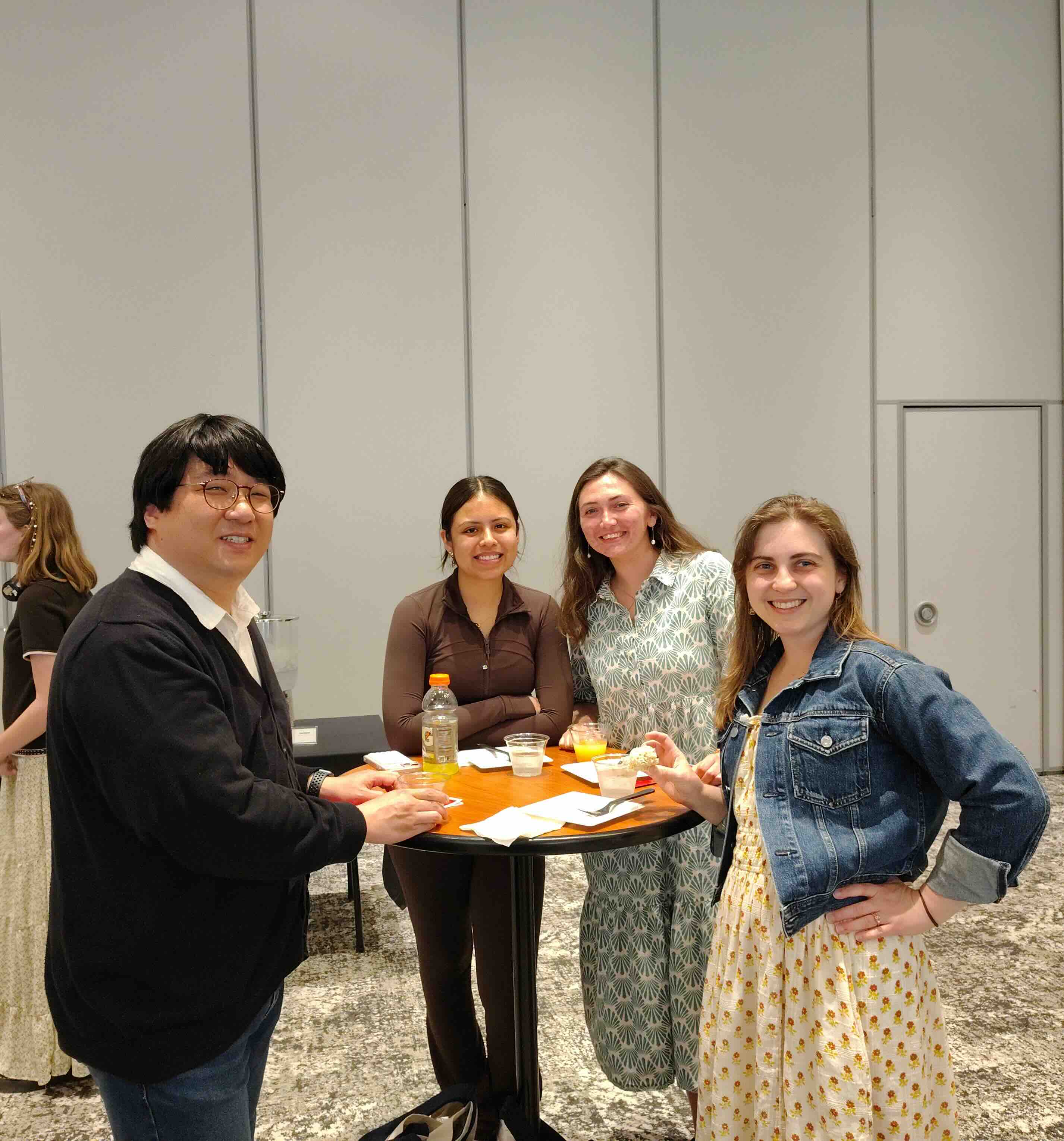 English graduate students at the awards ceremony
