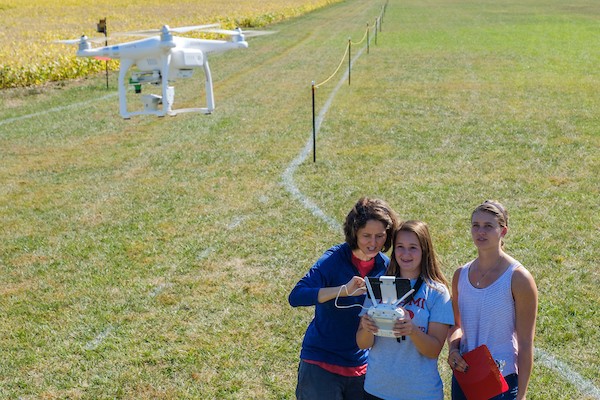 drone with professor