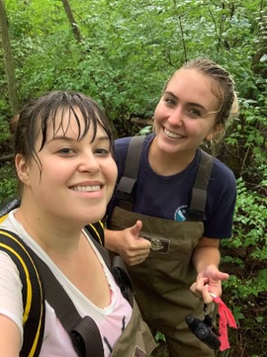 grad students in field