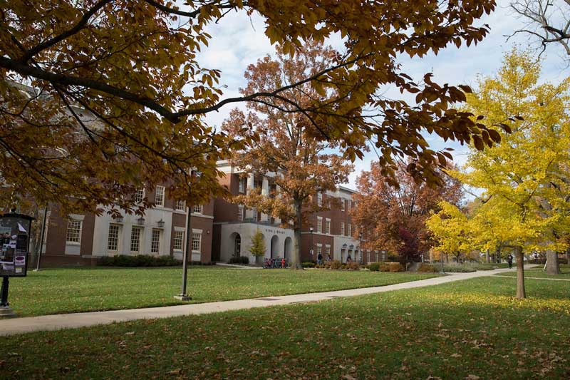 exterior of King Library