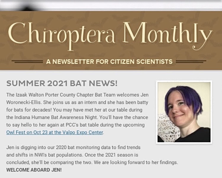 Woronecki-Ellis featured in Chiroptera Monthly