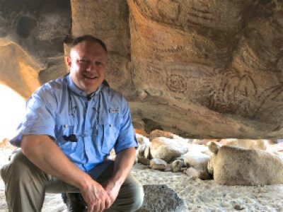 Rob Schultz on an Earth Expeditions trip in Baja