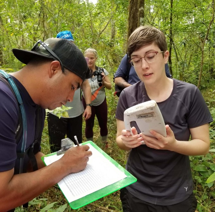 Galapagos students Uriel Jurado and Kiersten Hurst