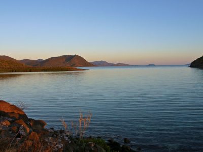 A marine landscape in Baja