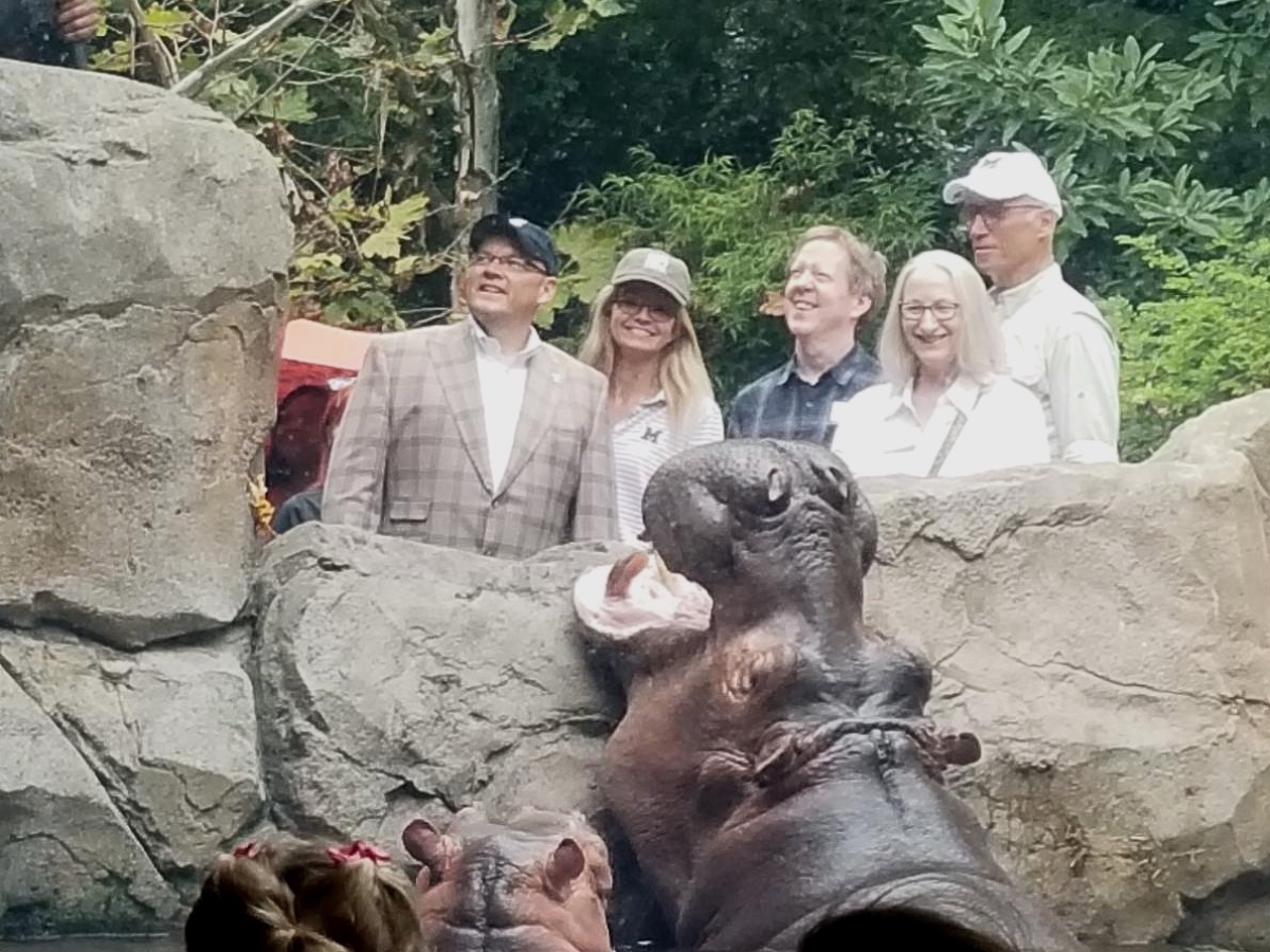 Chris and Lynne Myers at the Cincinnati Zoo.