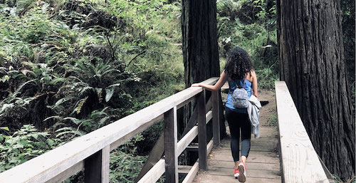 woman walking